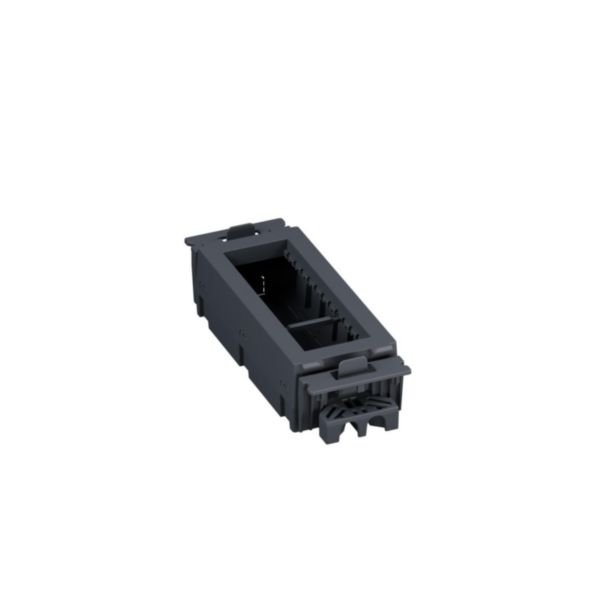 Support boîte de sol pour appareillage horizontaux 6 modules + isolateur