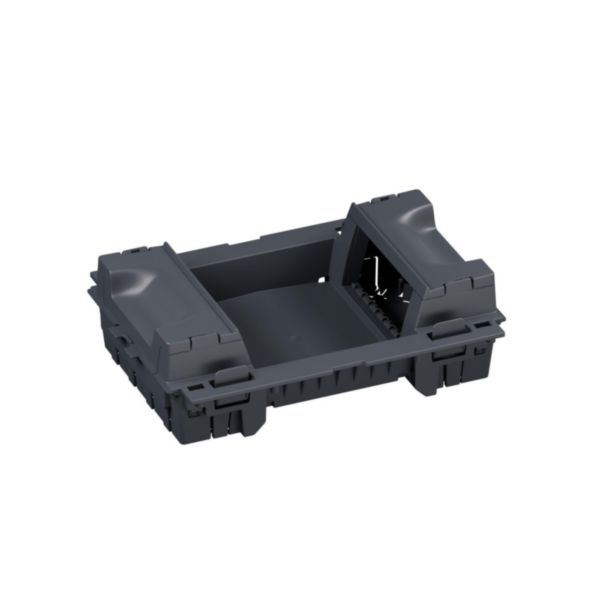 Support boîte de sol pour appareillage verticaux 8 modules + isolateur
