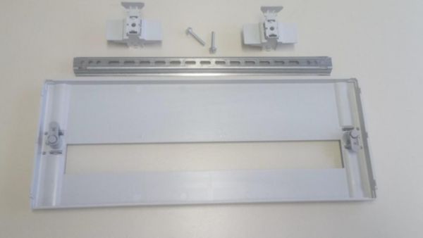 Kit plastron modulaire isolant hauteur 200mm - rail intégré - montage facile - sécurité accrue