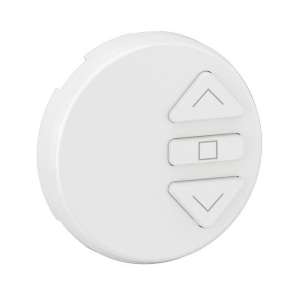 Enjoliveur Céliane pour interrupteur individuel radio-RTS Somfy - Blanc