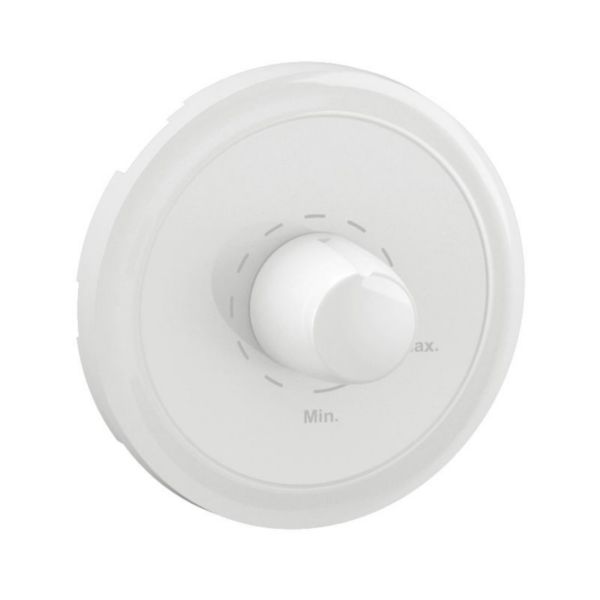 Enjoliveur pour atténuateur de ligne audio et vidéo Céliane - Blanc