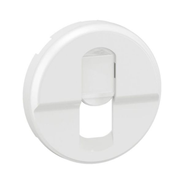 Enjoliveur pour prise simple RJ45 blindée catégorie6A STP Grade 3 TV Céliane - Blanc