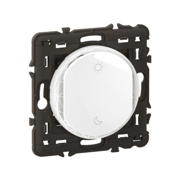 Commande Lever/Coucher Self-e sans fils, sans pile Céliane with Netatmo avec support et enjoliveur Blanc