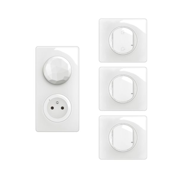 Pack de démarrage Céliane with Netatmo avec Prise Control et 3 produits connectés - Blanc
