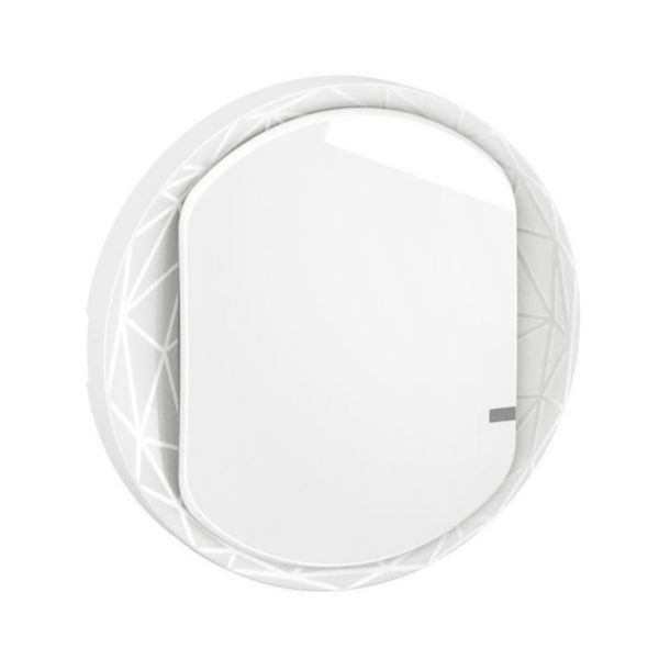 Enjoliveur de remplacement Céliane with Netatmo pour interrupteur filaire sans Neutre et commande sans fils - finition Blanc