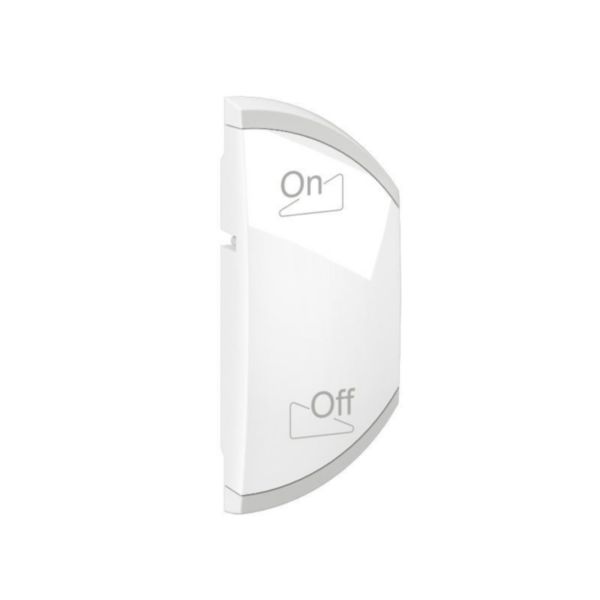 Enjoliveur simple Céliane pour produits MyHome marquage variation ON/OFF - 1 module, montage droite - Blanc - Page 5