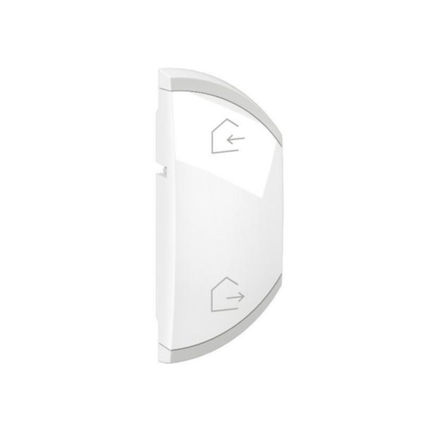 Enjoliveur simple Céliane pour produits MyHome marquage Départ/Arrivée - 1 module, montage droite - Blanc - Page 5