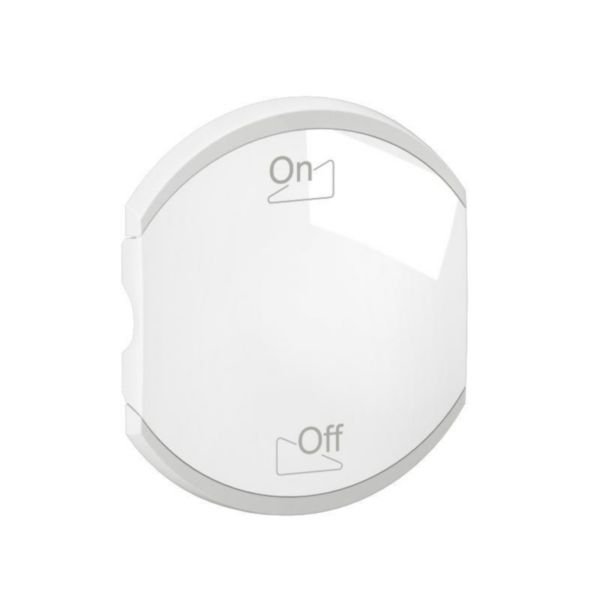 Enjoliveur double Céliane pour produits MyHome marquage variation ON/OFF - 2 modules - Blanc - Page 5