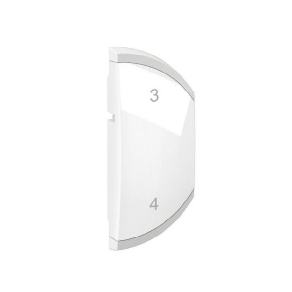 Enjoliveur simple Céliane pour produits MyHome marquage scénario 3-4 - 1 module, montage droite - Blanc - Page 5