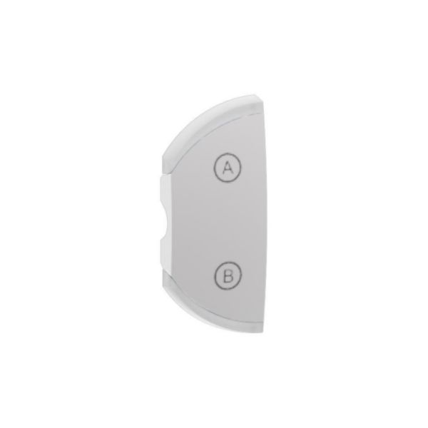 Enjoliveur droit 1 module marquage C-D - Blanc