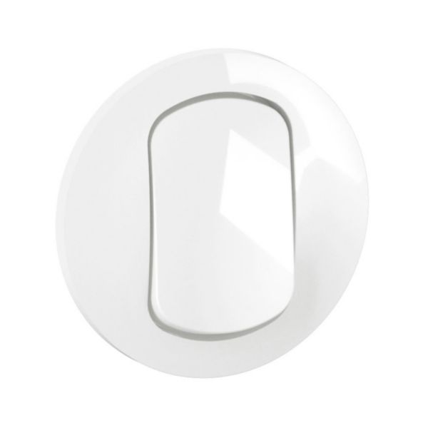 Enjoliveur simple Céliane IP44 pour référence 067001 ou 067031 - Blanc