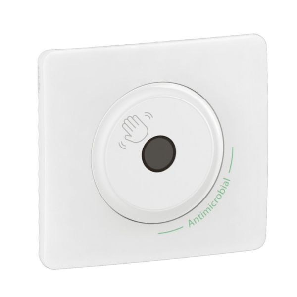 Commande d'éclairage sans contact Céliane 200W LED livrée complète - Blanc Antimicrobien