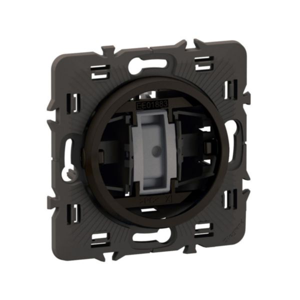 Poussoir inverseur NO-NF doigt anneau Céliane - 6A 250V~ 