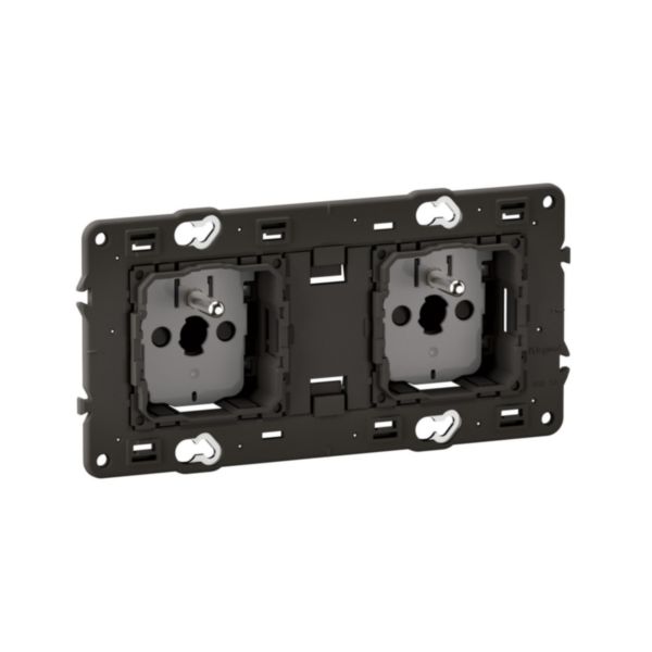 Prise double 2x2P+T 16A 250V Céliane précâblée