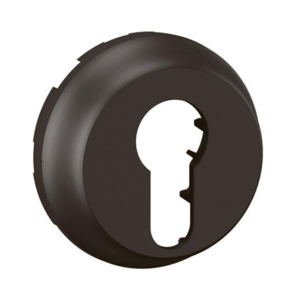 Enjoliveur pour poussoir à clé 3 positions Céliane - Noir