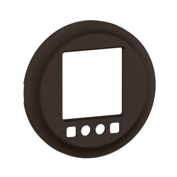 Enjoliveur pour interrupteur horaire programmable 2 ordres Céliane - Noir