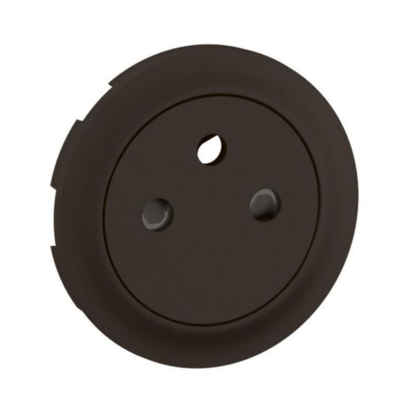 Enjoliveur pour prise de courant fort 2P+T Surface Confort Céliane - Blanc