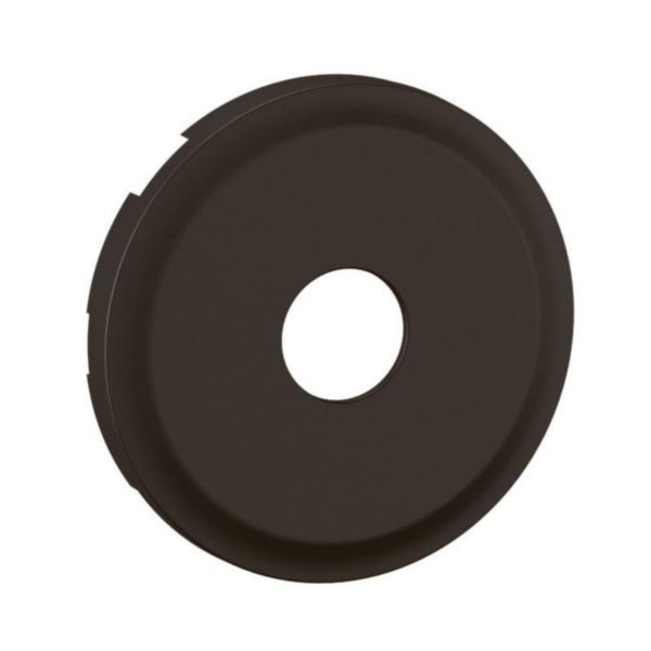 Enjoliveur Céliane pour prise télévision simple mâle ou typeF à visser - finition graphite