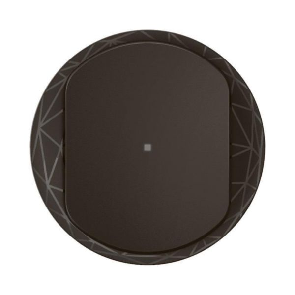 Enjoliveur de remplacement Céliane with Netatmo pour interrupteur filaire avec Neutre avec option variation - finition Noir