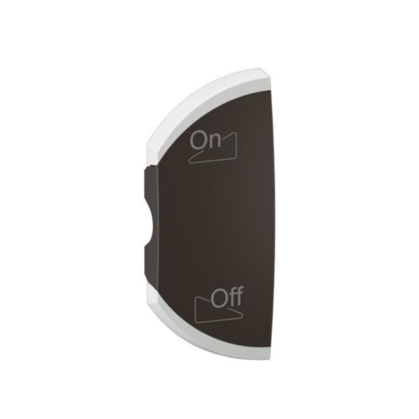 Enjoliveur simple Céliane pour produits MyHome marquage variation ON/OFF - 1 module, montage gauche - Noir - Page 6