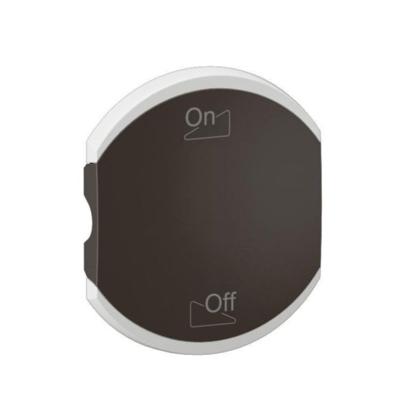 Enjoliveur double Céliane pour produits MyHome marquage variation ON/OFF - 2 modules - Noir - Page 5
