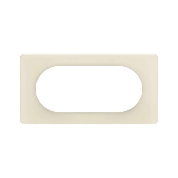 Plaque de finition Céliane Blanc Amande - 4/5 modules