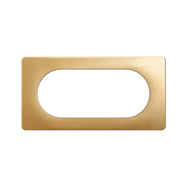 Plaque de finition Céliane Laiton Satiné - 4/5 modules