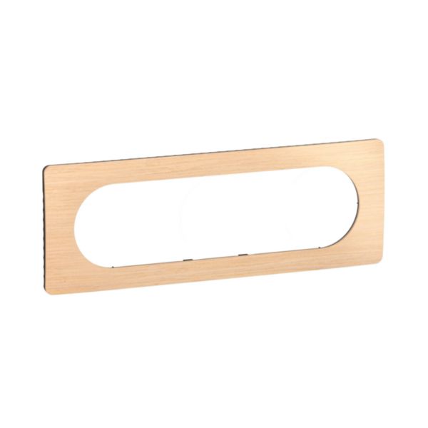 Plaque de finition Céliane Hêtre - 6/8 modules