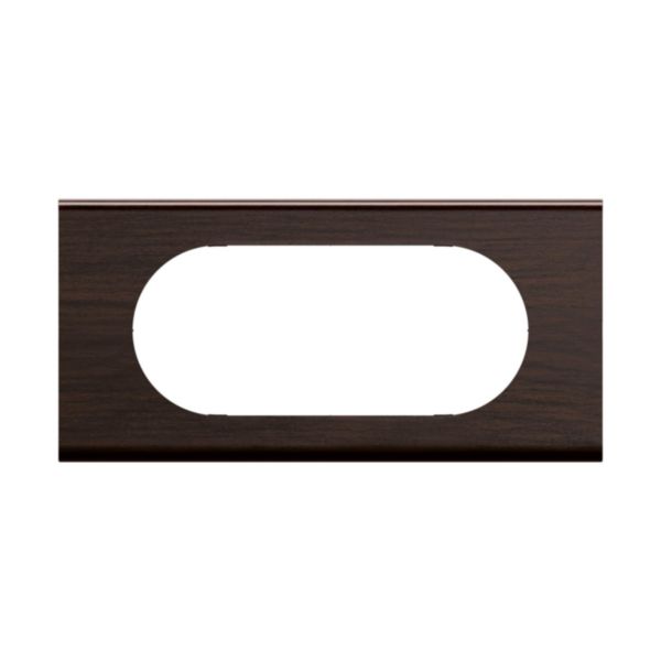Plaque Céliane finition Matière Frêne Wengué - format spécial pour 4 à 5 modules 