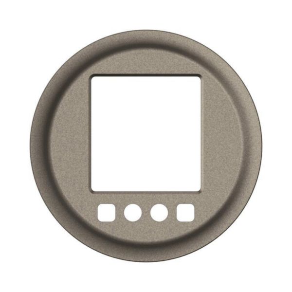 Enjoliveur pour interrupteur horaire programmable 2 ordres Céliane - Titanium