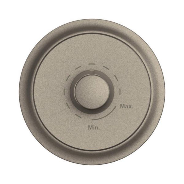 Enjoliveur pour atténuateur de ligne audio et vidéo Céliane - Titanium