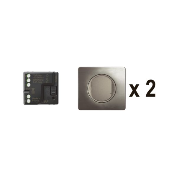 Prêt-à-Poser connectable Céliane : créer un va-et-vient avec micromodule et commandes sans fils - Titanium