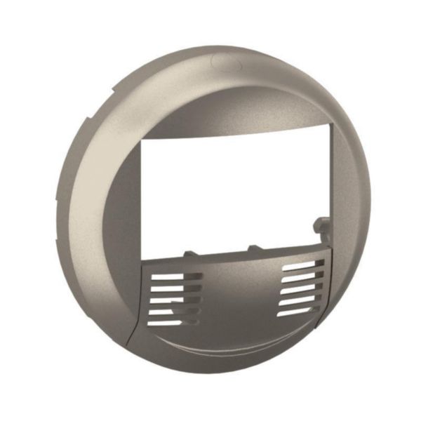 Enjoliveur Céliane pour détecteur MyHome avec bouton poussoir - Titanium