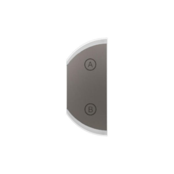Enjoliveur droit 1 module marquage C-D - Titanium