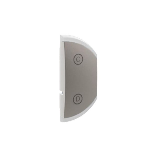 Enjoliveur gauche 1 module marquage A-B - Titanium