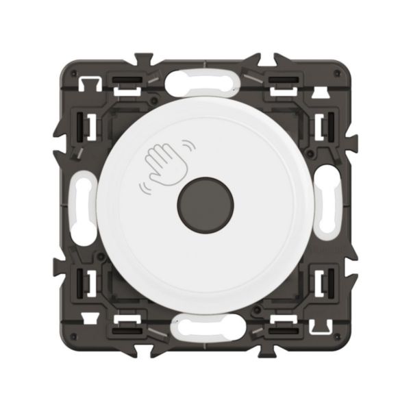 Commande sans contact 200W LED Céliane - Blanc Antimicrobien avec support, à équiper d'une plaque