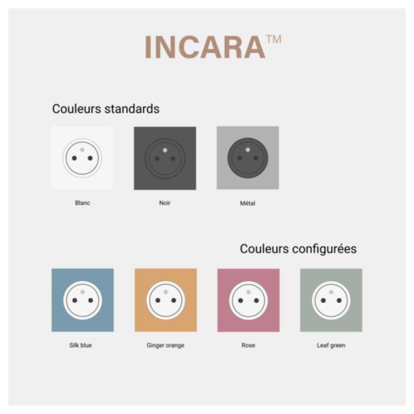 Plaque de finition à monter sur Incara Disq'In 3 postes finition métal