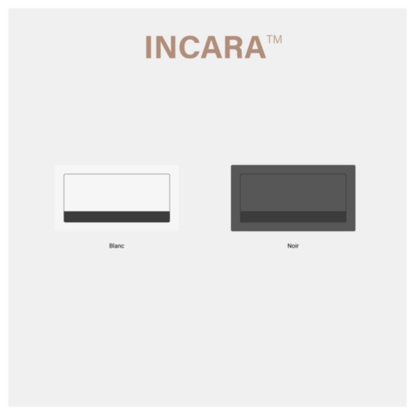 Incara Flip-up équipé de 2 prises 2P+T Surface, 1 chargeur USB Type-A+Type-C, RJ45 , HDMI et cordon - 8 modules métal
