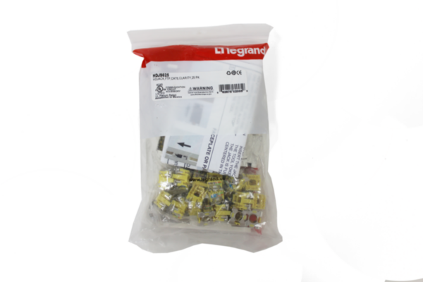 Lot de 25 connecteurs RJ45 Haute Densité Jack (HDJ) catégorie 6 STP