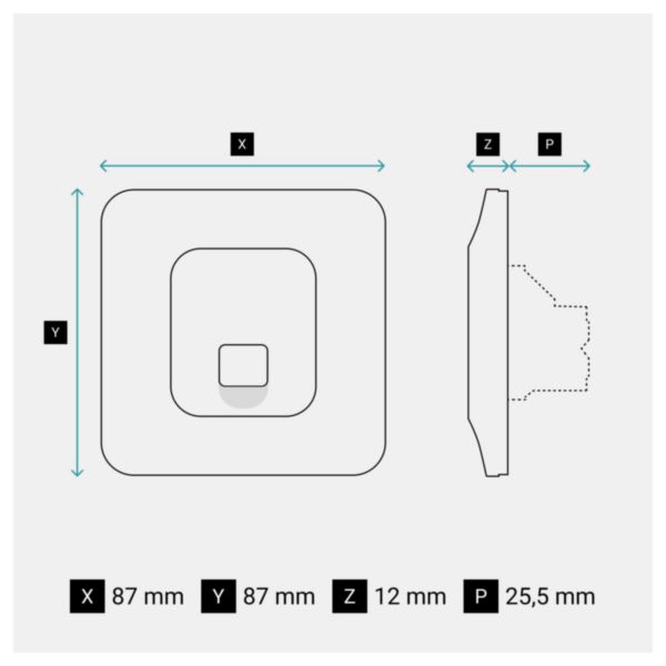 Prise RJ45 multimédia catégorie 6 FTP Neptune - Finition blanche