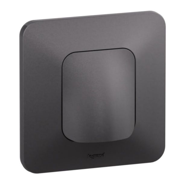 Sortie de câble avec plaque et griffes Neptune - Finition Noire
