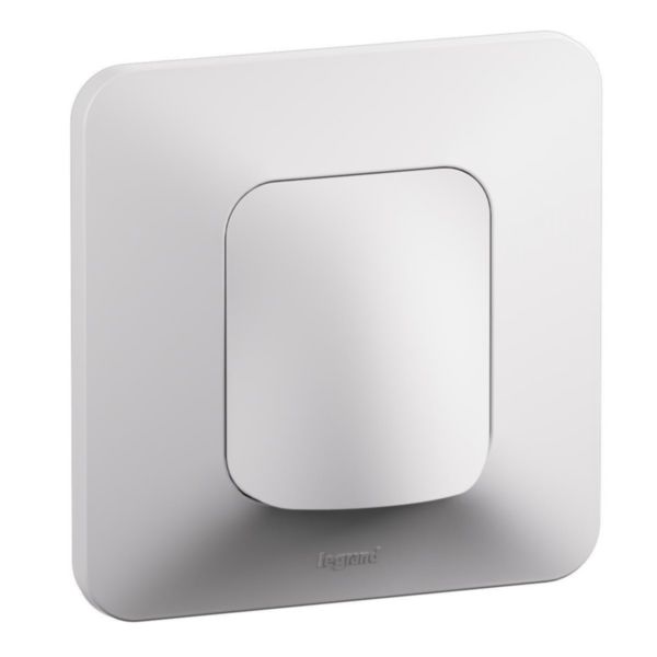 Sortie de câble avec plaque et griffes Neptune - Finition blanche