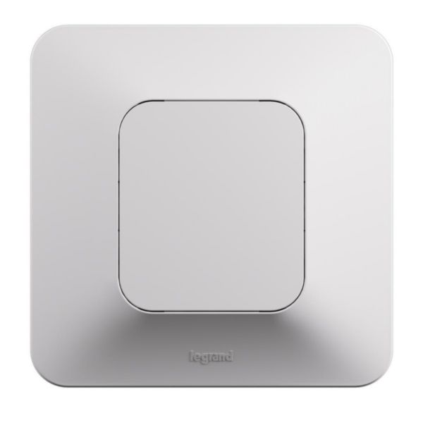 Obturateur ou plaque obturatrice Neptune - Finition blanche
