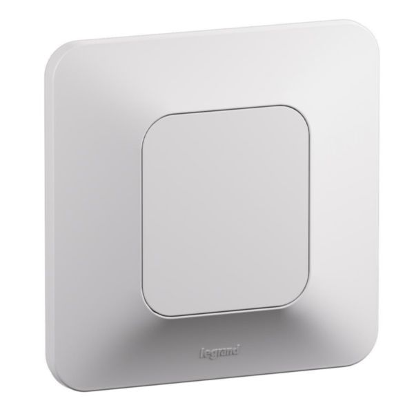 Obturateur ou plaque obturatrice Neptune - Finition blanche