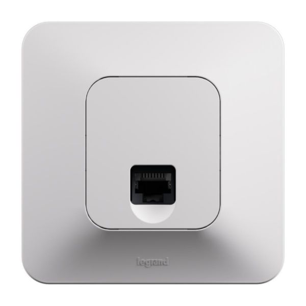 Prise RJ45 multimédia catégorie 6 FTP Neptune - Finition blanche