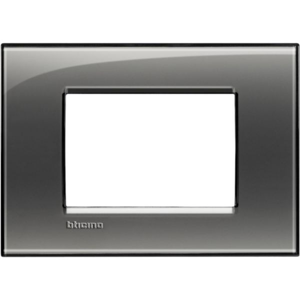 Plaque carrée LivingLight kristall 3 modules - brouillard