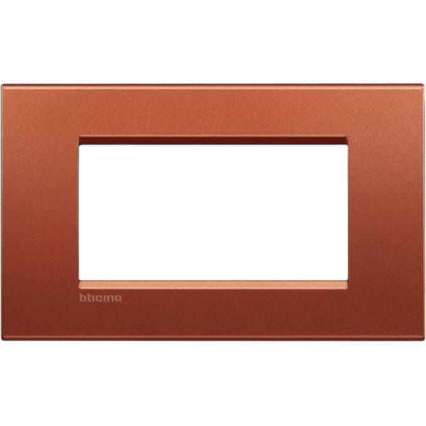 Plaque carrée LivingLight silk 4 modules - brique