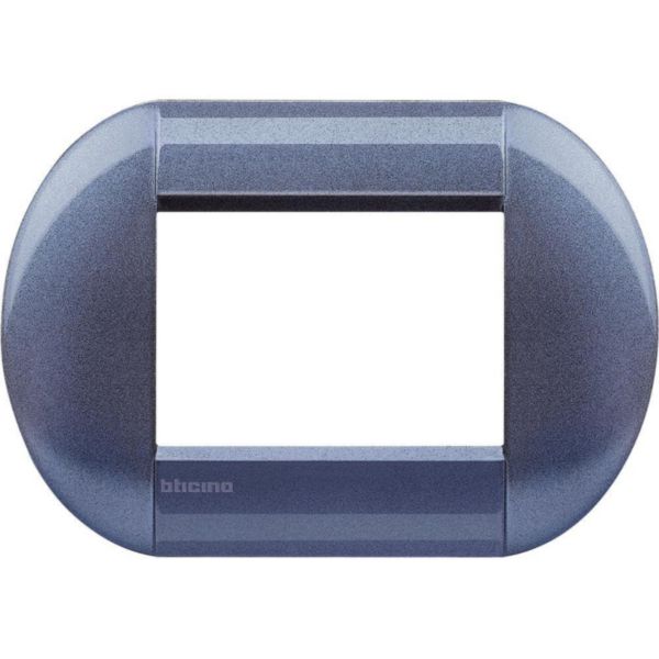 Plaque elliptique LivingLight laqué 3 modules - raisin