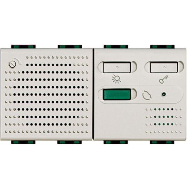 Sonnette électronique 12V~ ou 12V= Livinglight Blanc - 2 modules