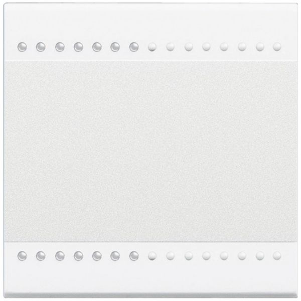 Manette Livinglight neutre type bascule 2 modules - blanc